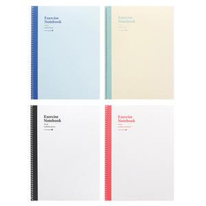 모닝글로리 1500 좌철 연습장 낱개 무선 무지 스프링 노트 공책