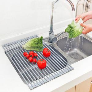 온스 주방 실리콘 싱크대 식기 롤건조 매트