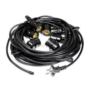 전등선 15m 7분기 7소켓 스트링라이트 줄전구 야외 캠핑 파티등 루프탑 줄조명 전등 전구 소켓 조명