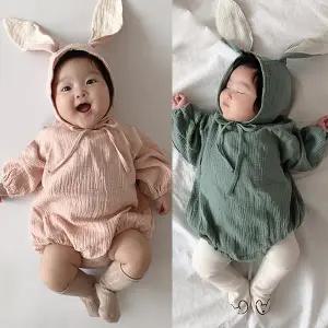 토깽이 보넷 슈트 / 아기옷 신생아옷 바디슈트 바디수트