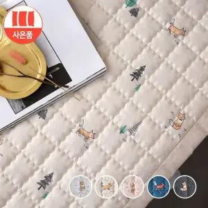 밴딩베개커버 선물/스잠 여우당당 침대 이불패드 미끄럼방지형 고정밴드형 MS/S/SS/Q