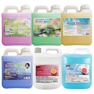 대용량 업소용 물비누 거품비누 핸드크리너 4L 손세정제 모음