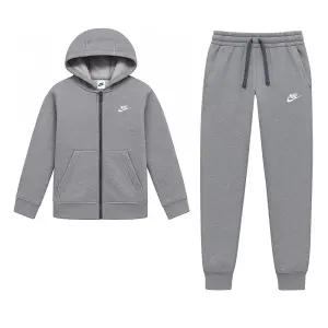 NSW 코어 플리스 후드 조거 아동 주니어 트레이닝복세트 츄리닝 러닝복 그레