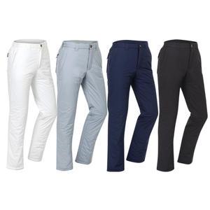 일자 남자 패딩 바지 남성 솜 겨울 방한 골프웨어 방풍 보온 페딩 팬츠