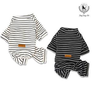 딩동펫 반려동물 강아지옷 스트라이프 올인원