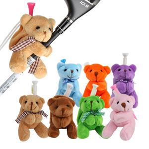 카시야 샤프트장착 곰돌이 인형 골프티꽂이