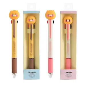 [무료각인] 카카오프렌즈 춘식이 피규어 멀티 4색 볼펜 0.7mm