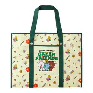 라인프렌즈 타포린백, 특대, 그린, 1개