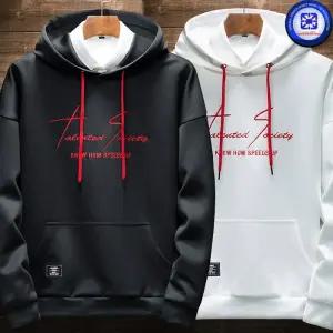 남성 봄가을 TS자수 트렌드 스판 후드 티셔츠 입체자수로고 라운드티셔츠 일상생활 등산 조깅 3칼라