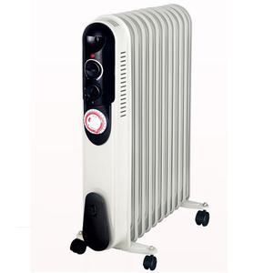 전기 오일 라디에이터(타이머형) 11핀 HV-1011T(2.5kw) 전기히터 스토브 난방 온열 온도조절 타이머설정