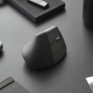 [국내정품] 로지텍코리아 리프트 무선 버티컬마우스 무소음 인체공학 그래파이트