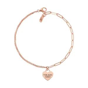 18K 팔찌 체인 볼 금팔찌 뉴욕 하트