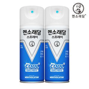 멘소래담 스프레이 에스 쿨타입 파스 180ml x2개