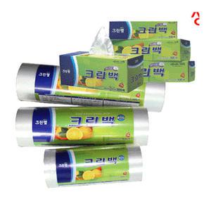 크린롤백 30cmX40cm 500매 /위생팩/지퍼팩/롤백/일회용/크린팩