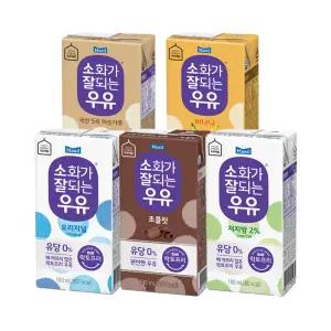매일 소화가잘되는우유 190ml 5종 24팩 오리지널/저지방/미숫가루/바나나/초코