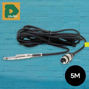 음질향상 캐논잭XLR 55잭마이크케이블 5M 마이크선 마이크줄 앰프 공연 축제 기타케이블 잭 사운드 오디오