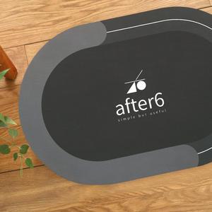 2장 라운드 규조토 화장실 현관 베란다 미끄럼방지 빨아쓰는 발매트