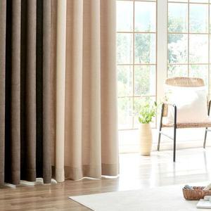 [NS홈쇼핑]뷰하우스 겐트 아일렛 투톤암막커튼 풀세트 특대형 (암막커튼+커튼봉+망사코디커..[31816674]