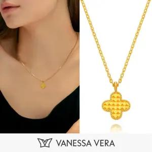바네사베라 24K 순금 크로버 목걸이