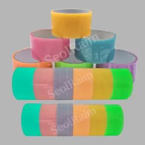 설래임 찐득볼 테이프공 야광 테이프볼 만들기 10M 랜덤 6색세트