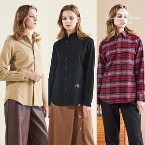 [RCB POLO CLUB]RCB폴로클럽 여성 기모 코튼 셔츠_PLLS143