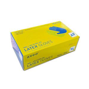 아베오 라텍스글러브 XS 1통(100매)진료용장갑 파우더프리 병원용 의료용