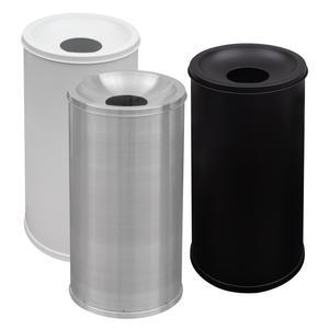 퀸시 홉바 80리터 업소용 스텐레스 대형 쓰레기통