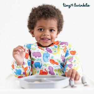 타이니트윙클 자기주도 이유식아기  방수가운 긴팔 턱받이 라지(L) 상품선택