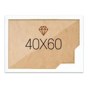 아트박스 누니액자 보석십자수액자 40x60 슬림 엣지화이트