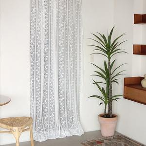 [신세계몰]로맨틱 레이스커튼 중형 150x230 쉬폰 속커튼