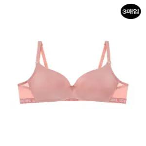 [솔브]컴포트 노와이어 아웃밴드 브라 3매입(GSET362)