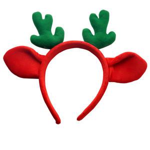 크리스마스 루돌프 사슴머리띠(레드)