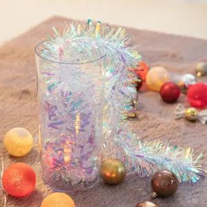 크리스마스 모루 반짝이 오로라 200cm 트리 벽 장식 소품 용품 데코 만들기 재료 diy