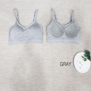 [4개][패드일체형] 세상편한 모달 4개 / 탑 요가 필라테스 세트 속옷세트 뽕 스포츠 노와이어 브라렛 수면브라 모달 코튼