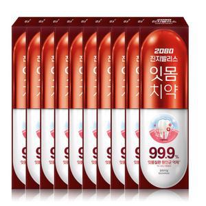 2080 진지발리스 오리지널 치약 150g x 10입