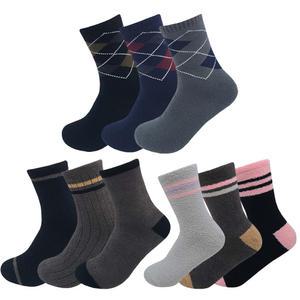 남성 여성 수면양말 두꺼운 따뜻한 보온 발열 수족냉증 기모 장목 겨울 양말 3족