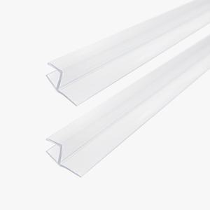 샤워부스 프로파일 90도 8T 2M 물막이 쫄대 투명 물튐방지 화장실 욕실부속