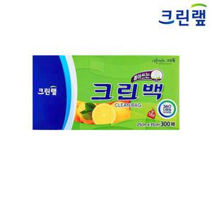 크린랩 뽑아쓰는 크린백 300매 중 25x35cm 비닐팩 위생백