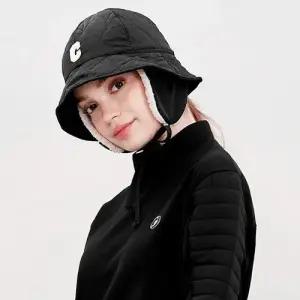 [체스]크엔 여성골프 귀마개 패딩 벙거지모자 골프겨울모자