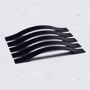 쏘렌토 2구 가구손잡이 블랙 P128 5개 싱크대 신발장 서랍장 붙박이장 장식장 장농 손잡이