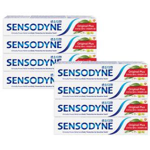 플러스 오리지날플러스치약 시린이치약 시린이케어 센소다인 치약 오리지날 100g8개
