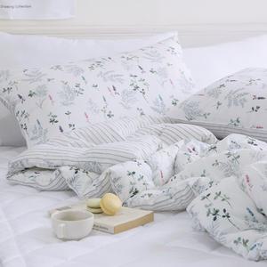 플로라 부드러운 모달코튼 베개커버 50x70 무지 플라워