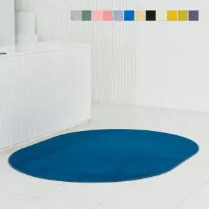 [인룸]플레인 소프트 타원형 러그 150x200cm