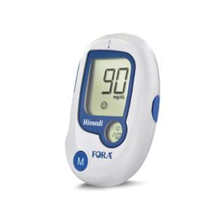 포라 FORA 혈당측정기 혈당계 (기계 + 채혈기 + 채혈침10개 + 당뇨수첩 + 전용파우치 + 건전지) 세트 SW