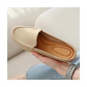 가죽 스웨이드 발편한 블로퍼 여성 빅사이즈 뮬슬리퍼