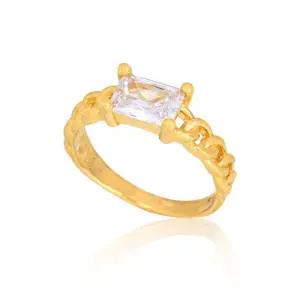 여자 순금 반지 3.75g 24K [스퀘어 큐빅]