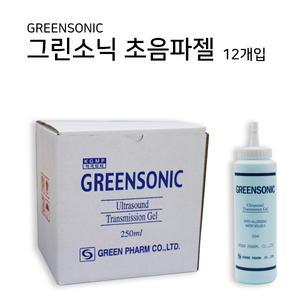 [그린소닉] 저주파젤 초음파젤 블루 250ml (12개/통) Greensonic 소노젤 마사지젤