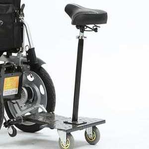 전동 휠체어 뒷자석 보조 발판 탑승 보조석 발받침대