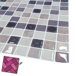 [RG4O118S]월타일스티커 258 디자인 바둑판 점착 타일시트