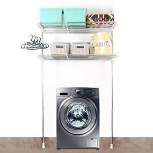 [RG2112QQ]광폭세탁기폭조절선반2단 정리 소품 수납